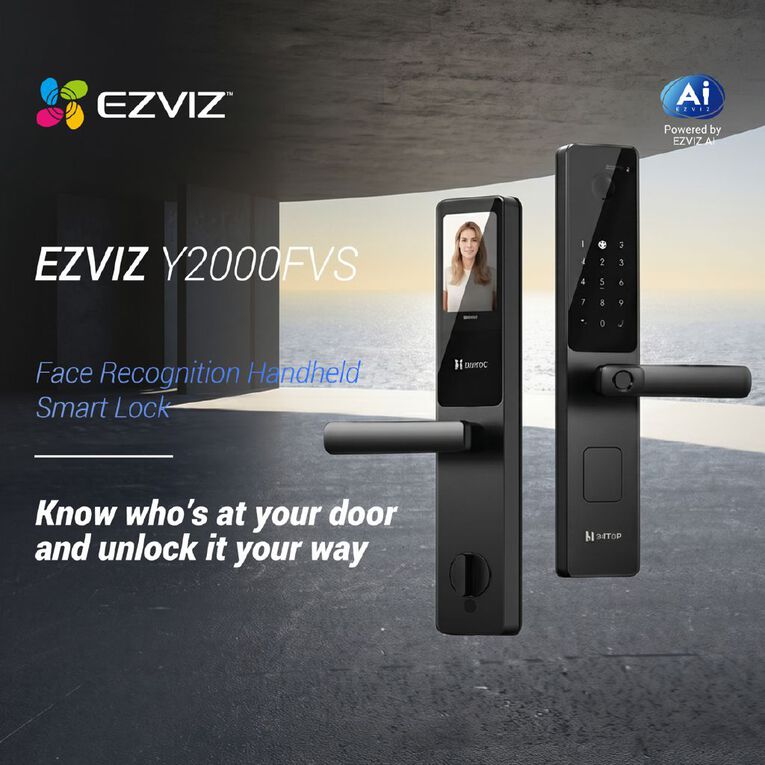 EZVIZ Y2000 FVS Smartlock, , hi-res