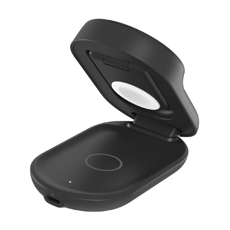 Belkin UltraCharge 3-in-1 Foldable Magnetic Charger with Qi2 25W - Black, , hi-res