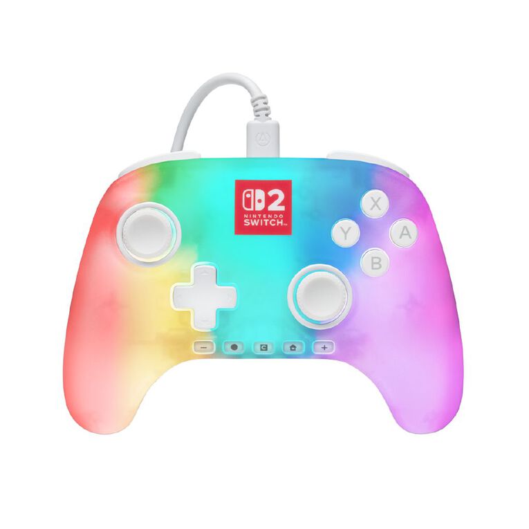 PowerA Advanced Wired Controller for Nintendo Switch 2 with Lumectra - White, , hi-res