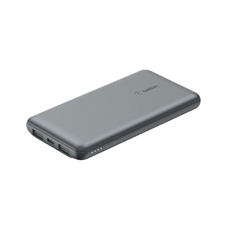 Belkin 10K USB-A and USB-C 15W Power Bank - Space Grey, , hi-res