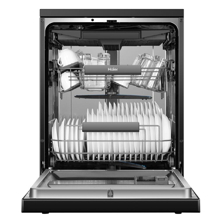 Haier 600 Series Freestanding Dishwasher - Black, , hi-res