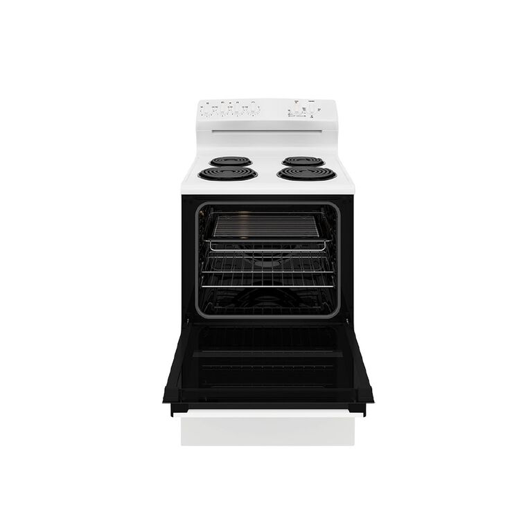 Westinghouse 60cm Freestanding Electric Oven White Noel Leeming