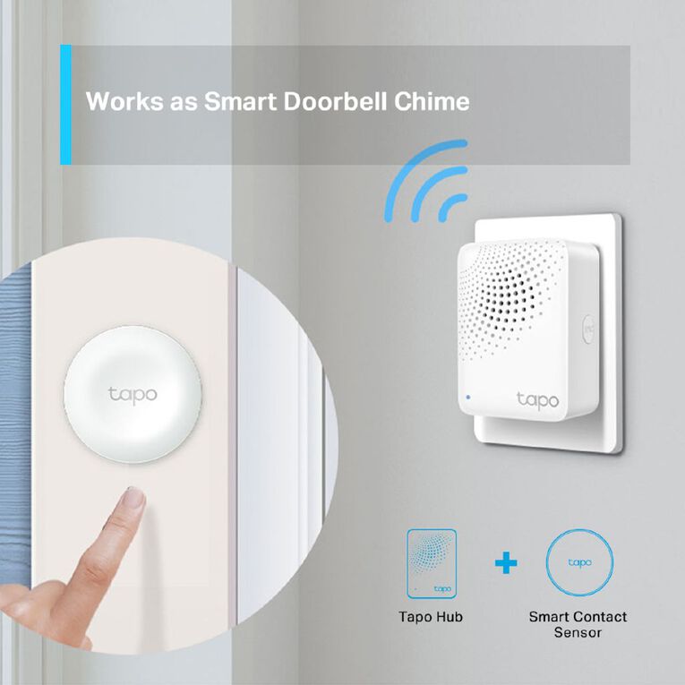 TP-Link Tapo H100 Smart Hub with Chime, , hi-res