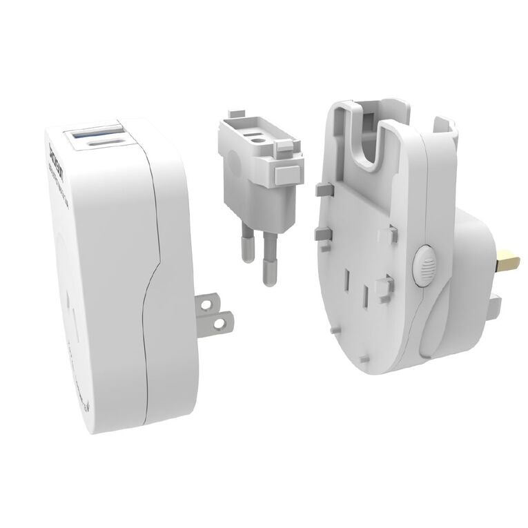 Jackson Outbound World Travel Adaptor with USB-C USB-A, , hi-res