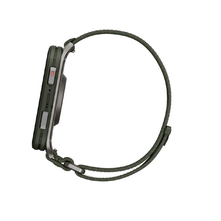 Garmin Venu X1 Moss With Titanium Caseback & Moss Comfortfit Nylon Band, , hi-res