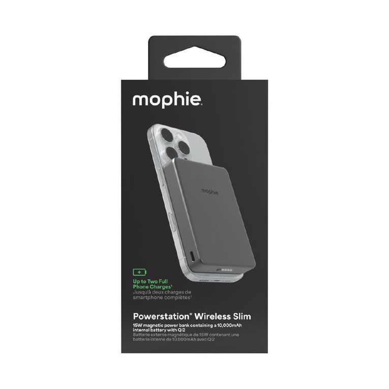 Mophie Qi2 PowerStation Wireless 10K Slim 15W Power Bank, , hi-res