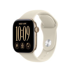 Apple Watch Series 12 GPS 42mm Light Gold Aluminium Case with Sand Sport Band S/M