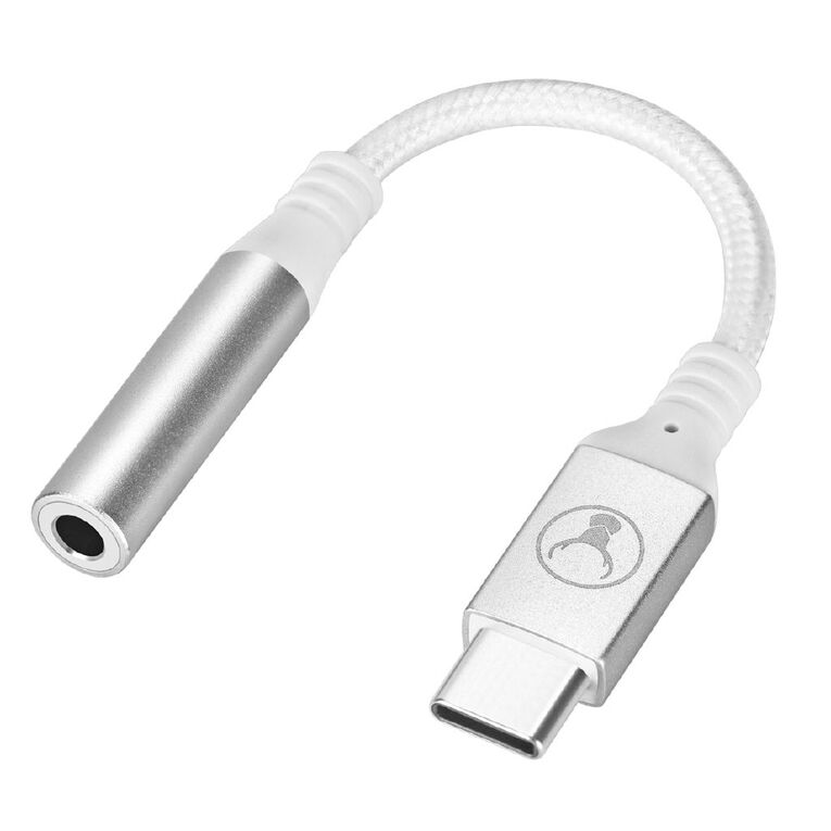 Bonelk USB-C to 3.5mm Long-Life Adapter - White, , hi-res