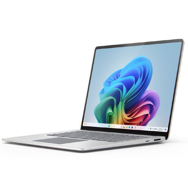 Microsoft Surface Laptop 7th Edition Copilot+ PC 15 Inch Snapdragon X Elite 16GB RAM 1TB SSD Windows 11 Notebook - Platinum, , hi-res