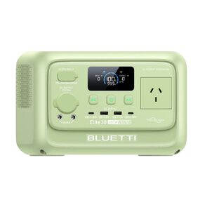 Bluetti Elite 30 V2 Portable Power Station | 600W 288Wh - Meadow Green
