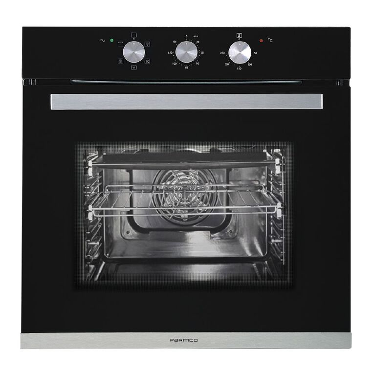 Parmco 60cm 5 Function 80L Oven - Black, , hi-res