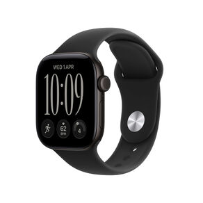 Apple Watch Series 12 GPS 42mm Black Aluminium Case with Black Sport Band S/M