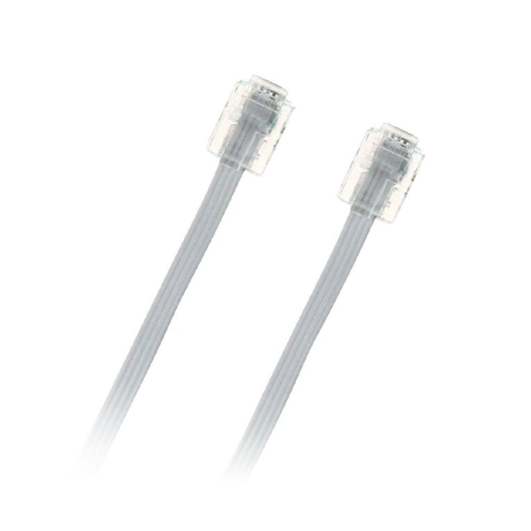 Pudney & Lee RJ11 Modular Plug to Plug - 4m, , hi-res