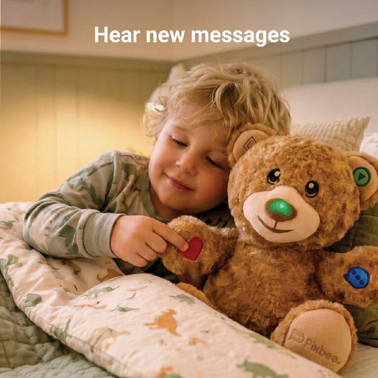 Pixbee Smart AI Advanced Bear With 2 Way Voice Chat, , hi-res