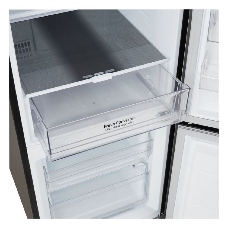 LG 335L Bottom Mount Fridge Freezer - Matte Black Finish, , hi-res