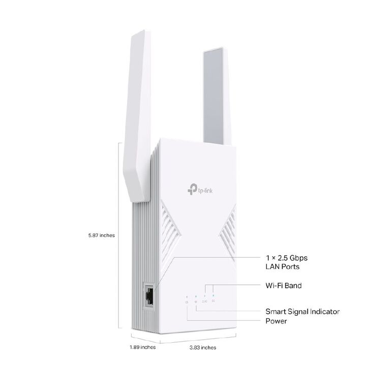 TP-Link RE235BE | BE3600 Dual Band Wi-Fi 7 Range Extender, , hi-res