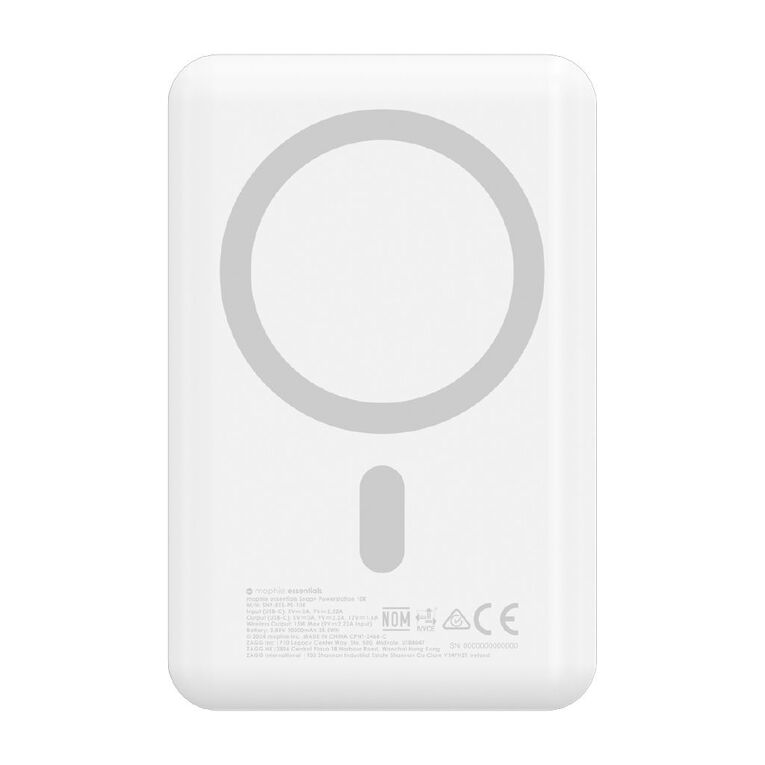 Mophie Essential Powerstation Snap+ 10K Wireless Powerbank White