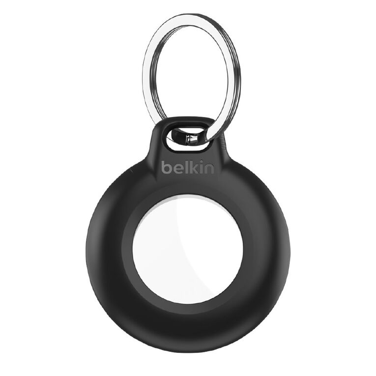Belkin Waterproof Airtag Holder with Keyring - Black, , hi-res
