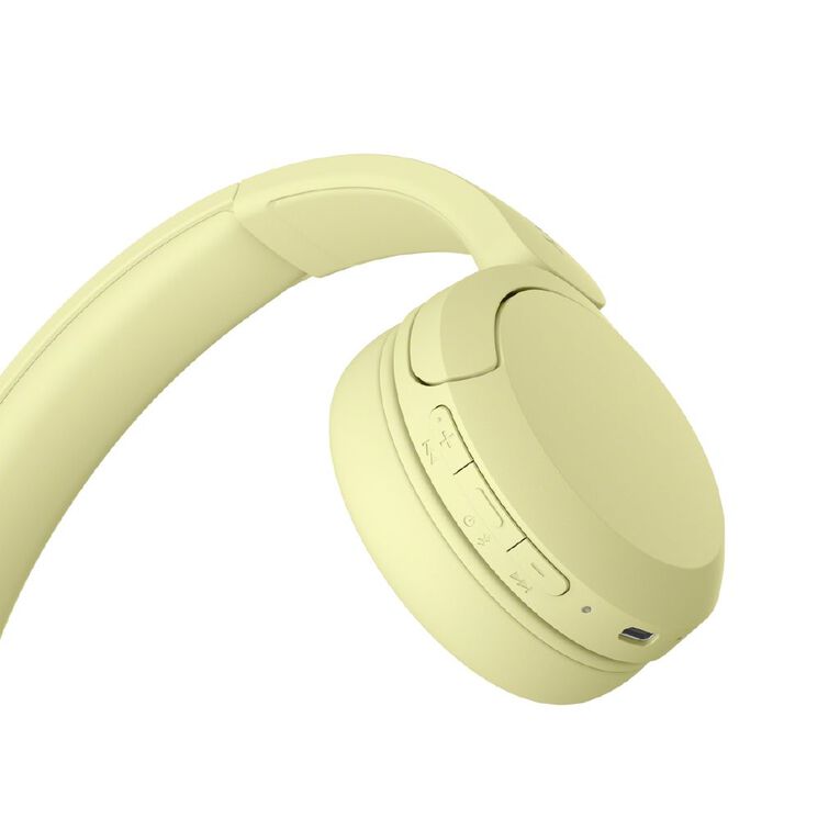 Sony WH-CH520 Wireless On-Ear Headphones - Yellow, , hi-res