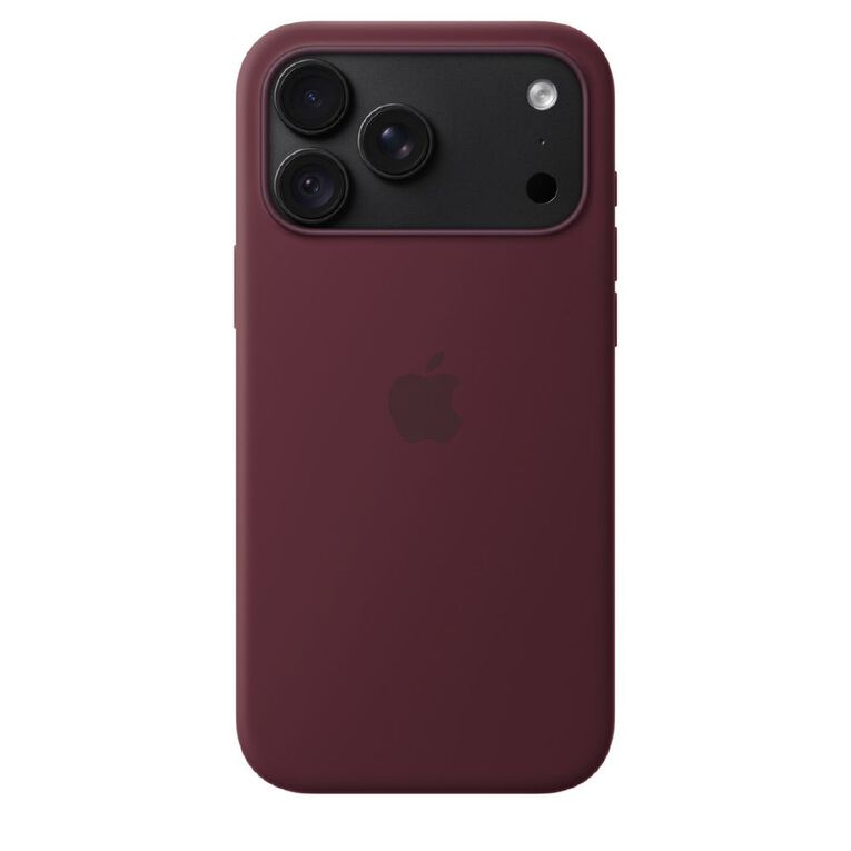 Apple iPhone&nbsp;18 Pro&nbsp;Max Silicone Case with MagSafe - Burgundy, , hi-res