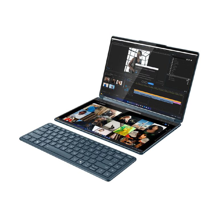 Lenovo Yoga Book Dual 14" OLED Touchscreen Intel Core Ultra 9 285H 32GB 1TB SSD 10th Gen Windows 11 Notebook, , hi-res