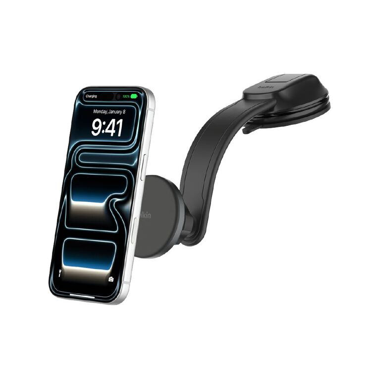 Belkin BoostCharge Qi2 Magnetic Wireless Charging Car Dash Mount, , hi-res