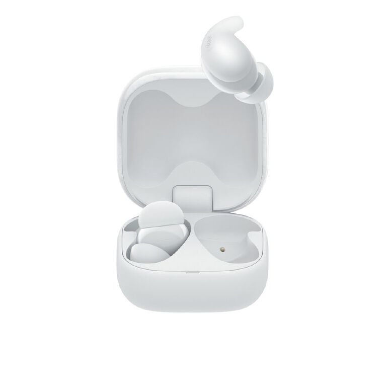 Sony LinkBuds Fit True Wireless Noise Cancelling Earbuds - White, , hi-res