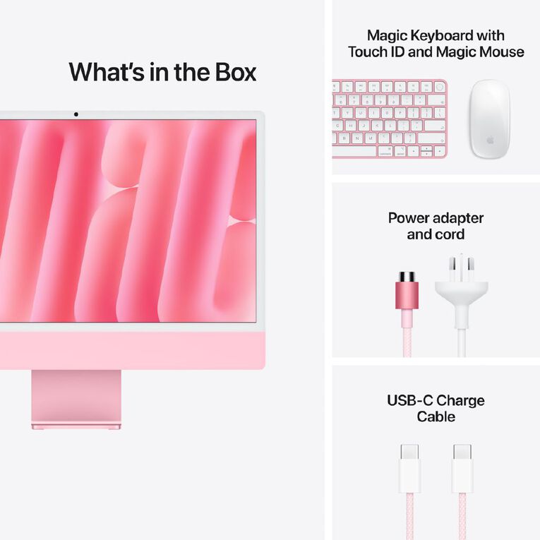 Apple iMac 24-inch With M6 Chip 16GB/256GB 12 Core CPU 12 Core GPU 4 Port - Pink, , hi-res
