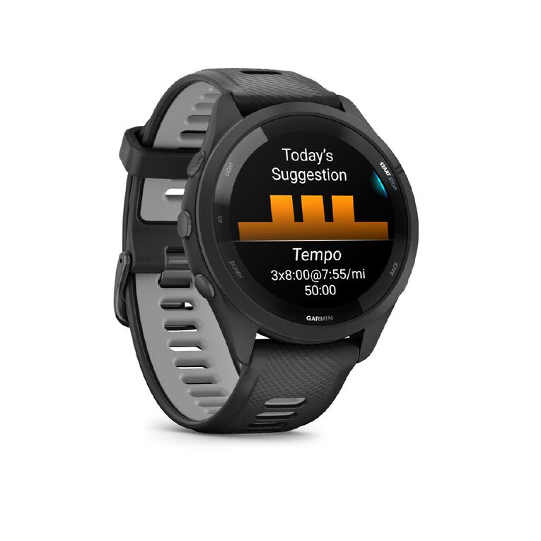 Garmin Forerunner 265 - Black & Powder Gray, , hi-res