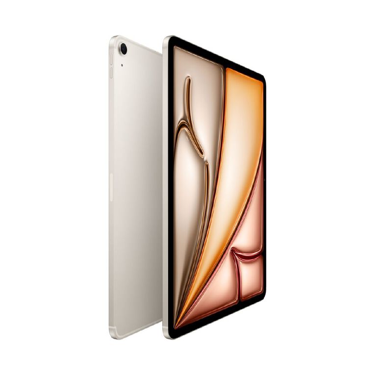 Apple iPad Air 13-inch with M4 Chip 128GB WiFi + Cellular - Starlight, , hi-res