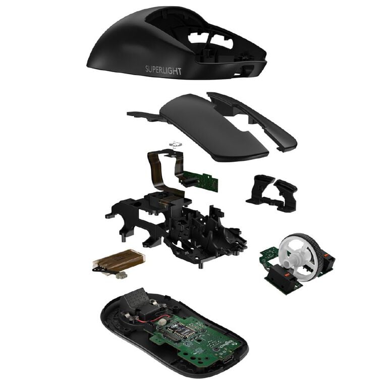Logitech G PRO X Superlight 2 LIGHTSPEED Wireless Gaming Mouse - Black, , hi-res