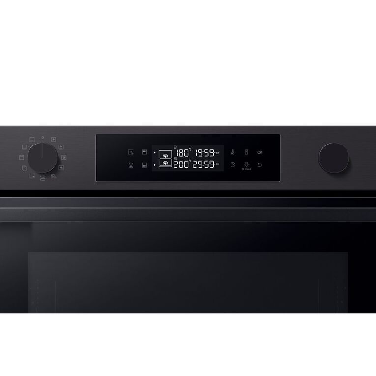 Samsung 60cm Dual Cook Pyrolytic Built-In Oven - Black Stainless Steel, , hi-res