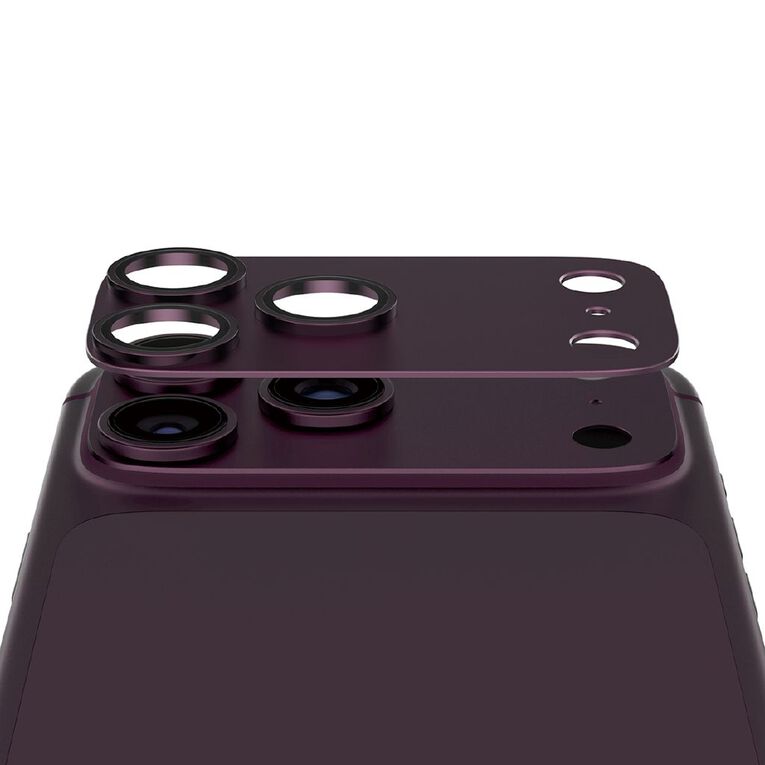 PanzerGlass Fender Camera Lens Protector for iPhone 18 Pro Max - Burgundy, , hi-res