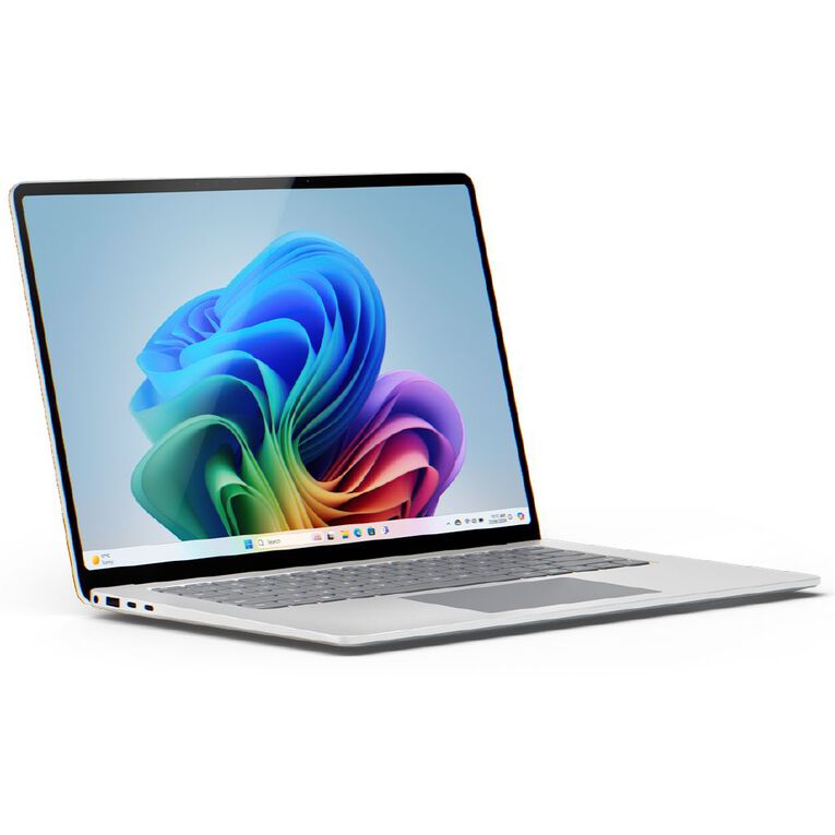 Microsoft Surface Laptop 7th Edition Copilot+ PC 15in Snapdragon X Elite 16GB RAM 256GB SSD Windows 11 Notebook - Platinum, , hi-res