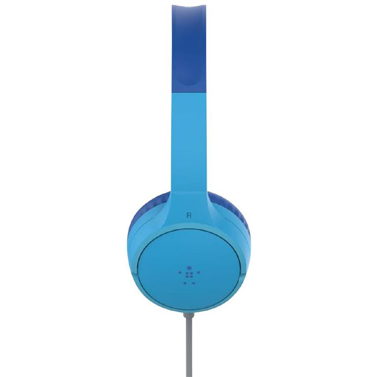 Belkin SoundForm Mini Wired On-Ear Kids Headphones - Blue, , hi-res
