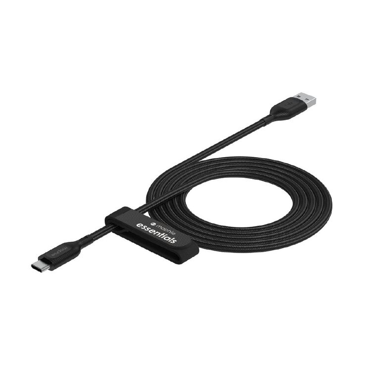 Mophie USB-C to USB-A 2m Cable Black, , hi-res