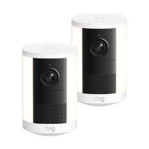 Ring Spotlight Camera 2K (2nd Gen) Battery - White 2 Pack