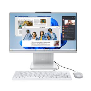 Lenovo IdeaCentre 3 (9th Gen) 23.8" FHD AMD Ryzen 5-7535HS 8GB RAM 512GB SSD Windows 11 All-in-One PC
