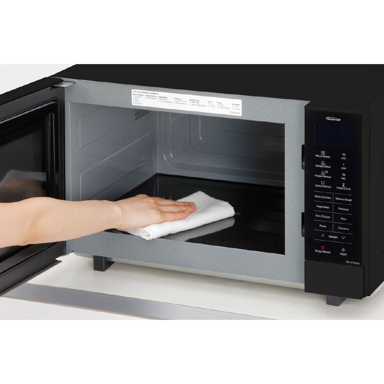 Panasonic 27L Microwave Flatbed Inverter - Black, , hi-res