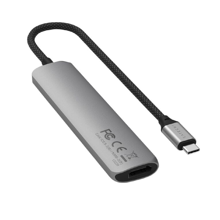 SATECHI 6-in-1 USB-C Slim Multiport Adapter 4K - Space Grey, , hi-res