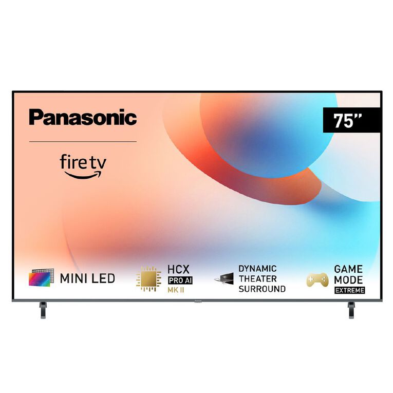 Panasonic 75 Inch Mini LED 4K HDR Smart TV with Fire OS, , hi-res