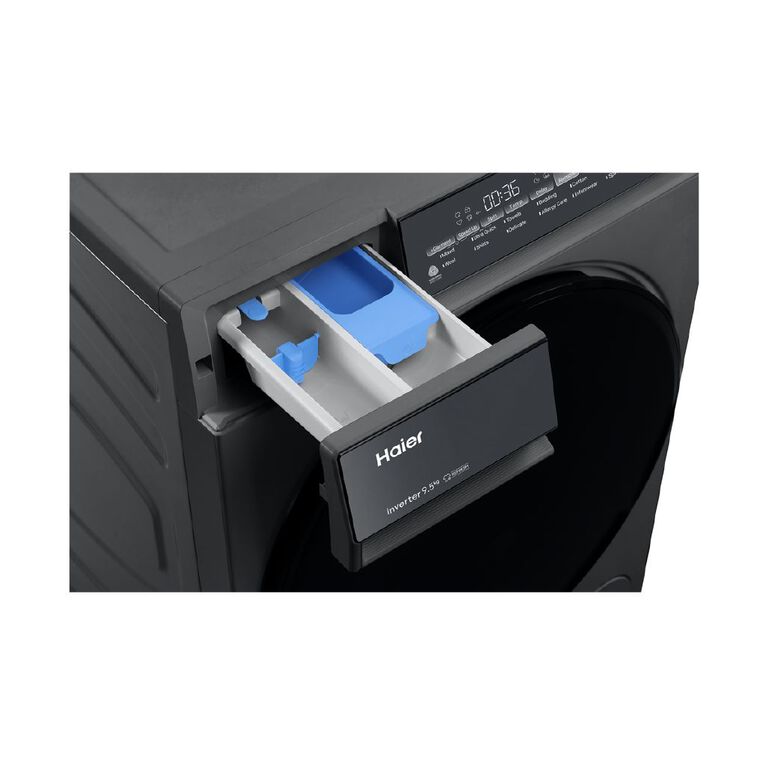 Haier 9.5kg 500 Series Front Load Washer - Black, , hi-res
