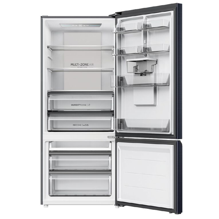 Haier 431L 500 Series Bottom Mount Refrigerator Non-plumbed Water - Black, , hi-res