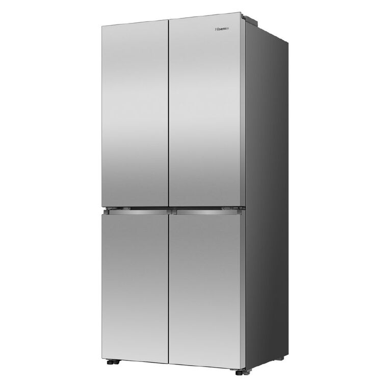 Hisense PureFlat Slim Quad Door 483L True Steel, , hi-res