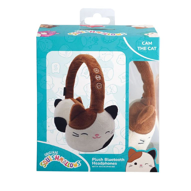 Squishmallows Plush Bluetooth Headphones - Cam The Cat, , hi-res