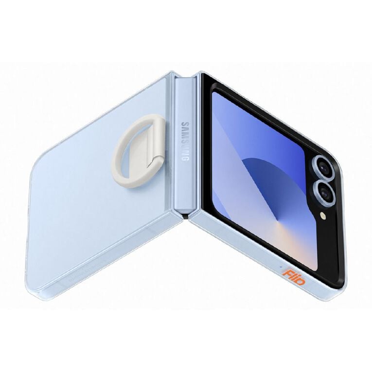 Samsung Flip6 Case with Ring - Clear, , hi-res
