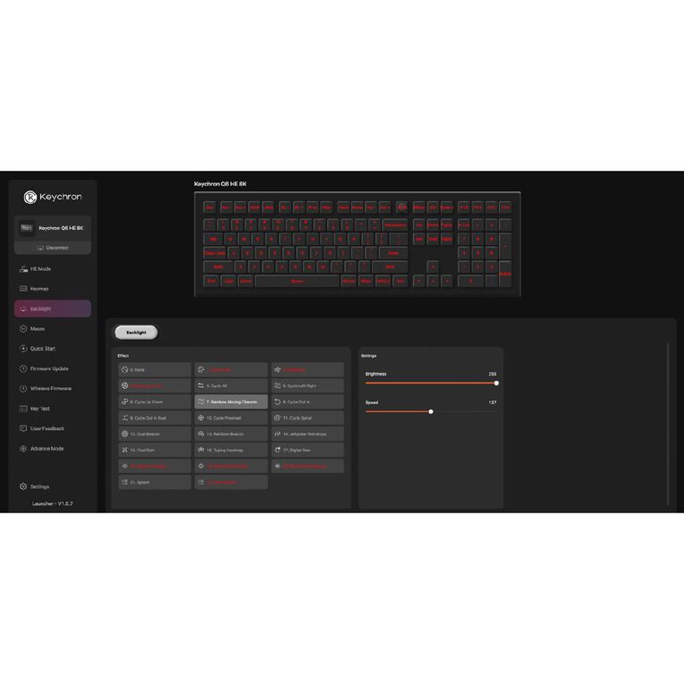Keychron Q6 HE QMK Wireless Custom Keyboard, Fully Assembled Knob, Gateron Double-Rail Magnetic Nebula Switch - Shell White, , hi-res