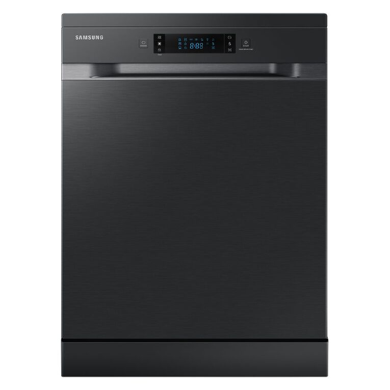 Samsung 60cm Free Standing Dishwasher Black Noel Leeming