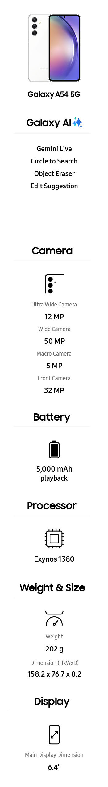 Galaxy A54 5G
