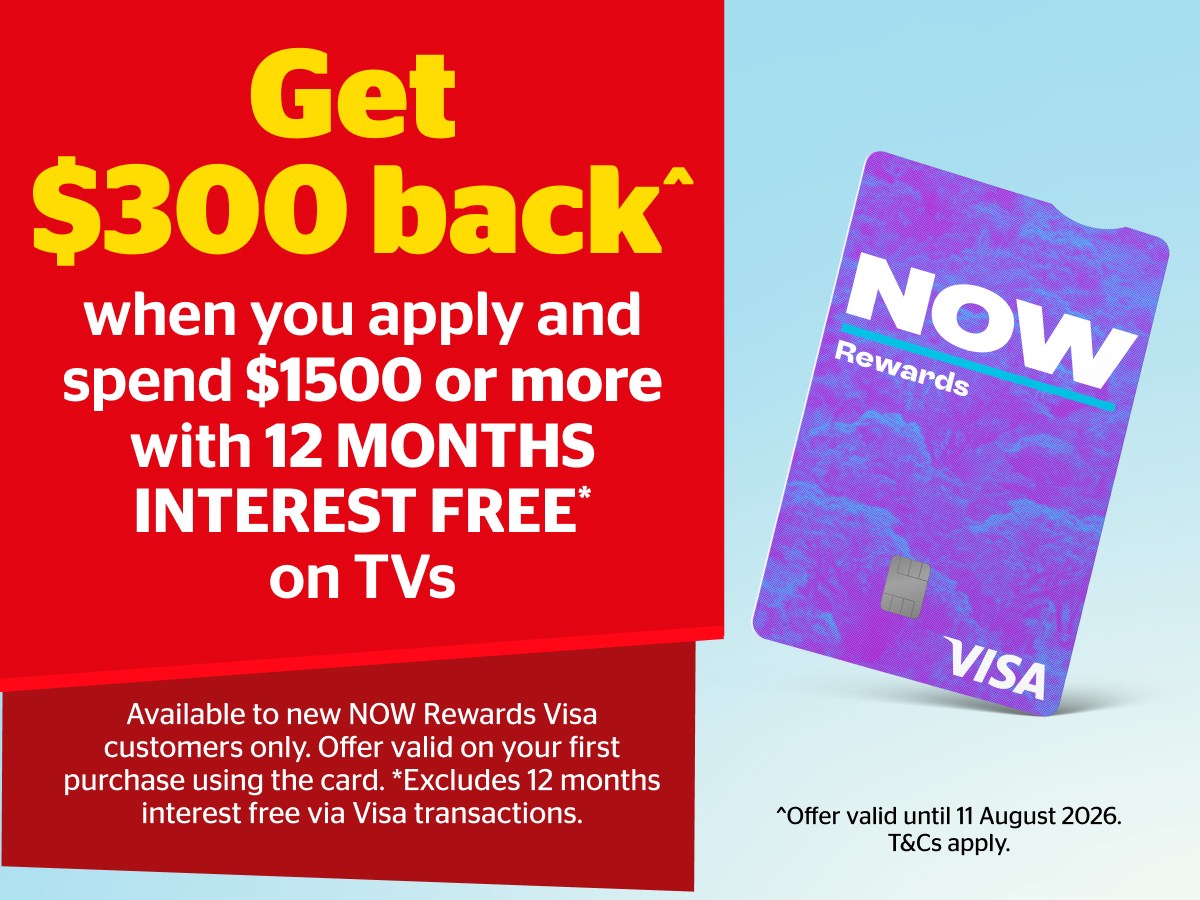 Finance Cashback offer on TVs